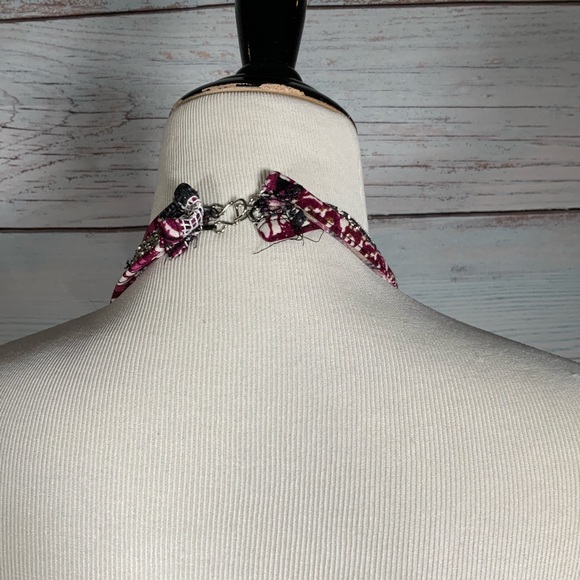 INC halter rhinestone top black, purple, white - Picture 4 of 6